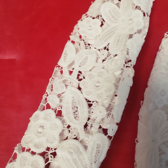 SELFIE LESLIE FIRST DANCE LACE MINI DRESS WHITE - Picture 13 of 16